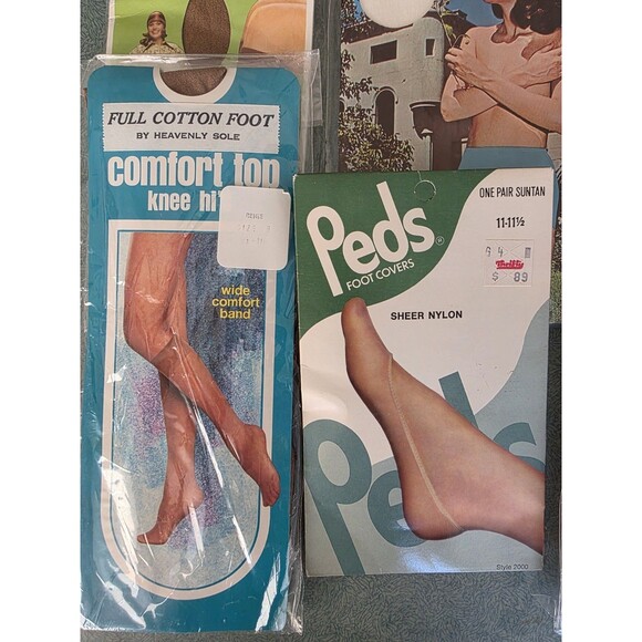 Lot of Women's Vintage Hosiery & Knee-High Socks New in Packaging - Picture 3 of 6